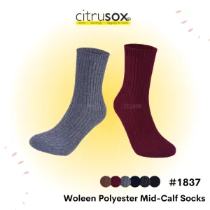 Woolen Polyester Mid-Calf Socks